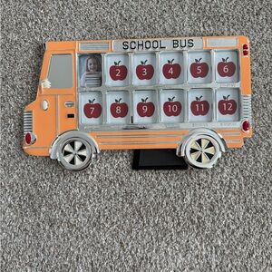 Things Remembered School Bus Photo Frame NIB
